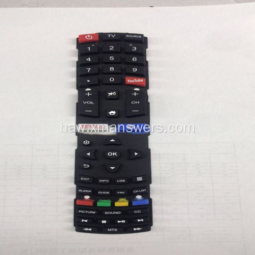 Elastomer TV Control Silicone Rubber Keypad pihi